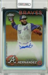2024 Topps Chrome Update Daysbel Hernandez Rookie Autographs Refractors【197/499】 Atlanta Braves