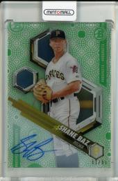 2018 Bowman High Tek Shane Baz Prospect Autographs Green Rainbow【81/99】 Pittsburgh Pirates