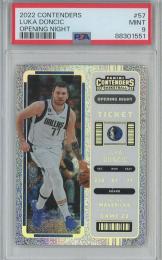 2022 CONTENDERS Luka Doncic OPENING NIGHT/#57【24/25】【PSA9】 Dallas Mavericks