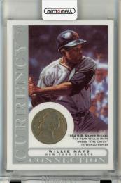 2003 Topps Gallery HOF Willie Mays Currency Connection Coin Relics 1954 Nickel #WMA