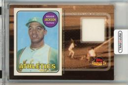 2001 Topps American Pie Reggie Jackson Rookie Reprint Relics #BBRRRJ《白かけあり》