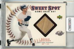 2001 Upper Deck Sweet Spot Reggie Jackson Game Bat #BRJ
