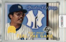2000 Fleer Greats of the Game Reggie Jackson Yankees Clippings #YC7《初期不良あり》