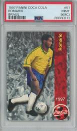 1997 Panini Coca Cola Romario #51【PSA9】 Brazil