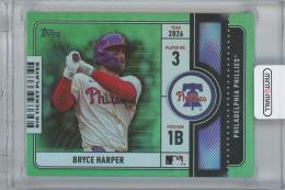 2026 TOPPS Big Ticket Players Green Foil / BRYCE HARPER(Philadelphia Phillies) 【98/99】
