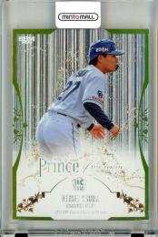 2024 BBM ベースボールカード 1STバージョン 津田啓史 Prince Of The Team ライトグリーン箔版【01/50】《ファーストナンバー!》 中日