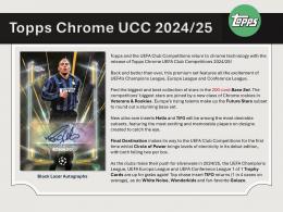 ◆予約◆SOCCER 2024-25 TOPPS CHROME UEFA CLUB COMPETITIONS JUMBO