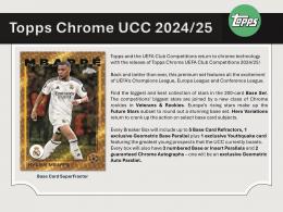 ◆予約◆SOCCER 2024-25 TOPPS CHROME UEFA CLUB COMPETITIONS BREAKER'S DELIGHT