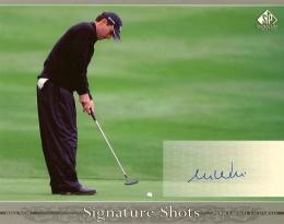 Upper Deck SP Signature Golf  Mike Weir Signature Shots