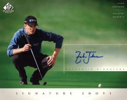 Upper Deck SP Signature Golf  Zach Johnson Signature Shots