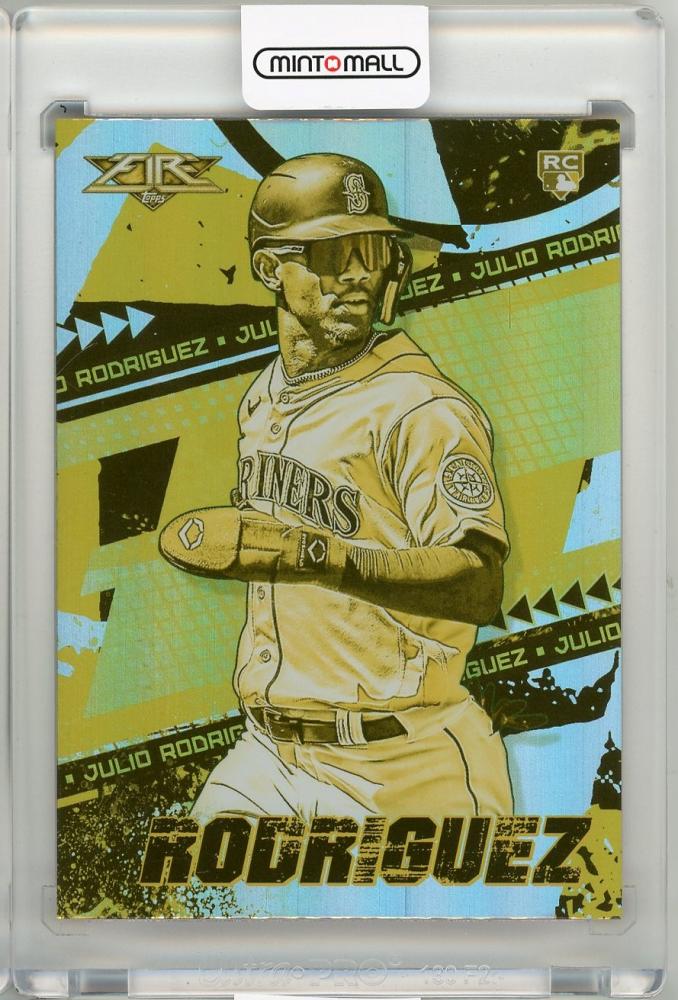 NEW 2022 store Topps Fire Julio Rodriguez RC set