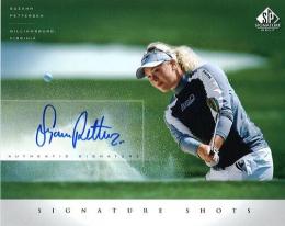 Upper Deck SP Signature Golf  Suzann Pettersen Signature Shots