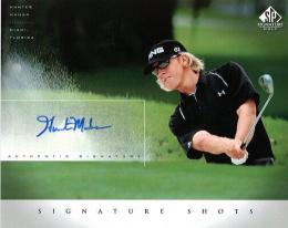 Upper Deck SP Signature Golf  Hunter Mahan Signature Shots