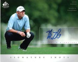 Upper Deck SP Signature Golf  Hank Kuehne Signature Shots