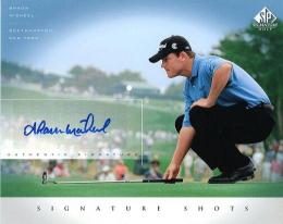 Upper Deck SP Signature Golf  Shaun Micheel Signature Shots