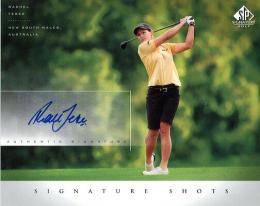 Upper Deck SP Signature Golf  Rachel Teske Signature Shots
