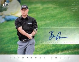 Upper Deck SP Signature Golf  Ben Crane Signature Shots