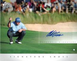 Upper Deck SP Signature Golf  Retief Goosen Signature Shots