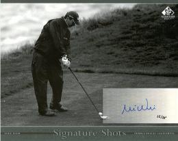 Upper Deck SP Signature Golf  Mike Weir Signature Shots 12/25