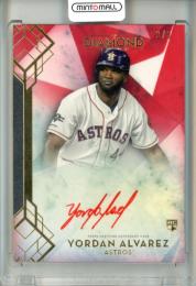 2020 Topps Diamond Icons Yordan Alvarez #RI-IS Red Ink Autographs Red Astros