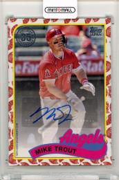 2024 TOPPS JAPAN EDITION MIKE TROUT AUTOGRAPH CARD【22/25】 LOS ANGELES ANGELS