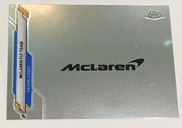 2020 Topps Chrome Formula 1 #115 McLaren F1 Team Team Logos BASE