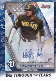 2021 Topps Searies 1 San Diego Padres Fernando Tatis Jr. Through the Years