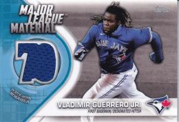 2021 Topps Searies 1 Toronto Blue Jays Vladimir Guerrero Jr. Major League Material Relics