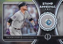 2020 Topps Tribute Colorado Rockies  Trevor Story Stamp of Approval Relics 137/150
