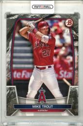 2023 Topps Bowman Baseball Mike Trout #89 Base Black Pattern Parallel【11/15】 Angels