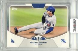 2024 Topps 50/50 Shohei Ohtani Shohei Ohtani #63 Base Card SB #30  Dodgers