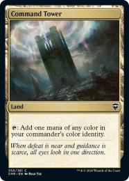 【CMR】【ENG】【Foil】〈350-C-L〉《統率の塔/Command Tower》