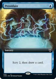【CMR】【ENG】【Foil】〈640-C-U〉《定業/Preordain》拡張アート版