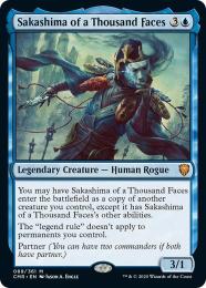 MTG 千の顔の逆嶋 Foil エッチング仕様 英語 ミントモール / MINT GAMES MTG(東日本橋) / 【CMR】【ENG