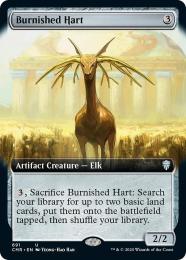 【CMR】【ENG】【Foil】〈691-U-N〉《つややかな雄鹿/Burnished Hart》拡張アート版