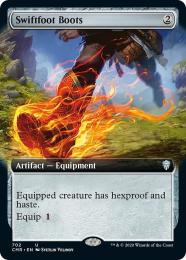 【CMR】【ENG】【Foil】〈702-U-N〉《速足のブーツ/Swiftfoot Boots》拡張アート版