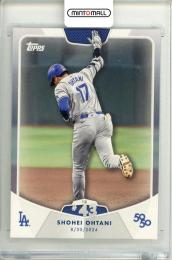 2024 Topps 50/50 Shohei Ohtani Shohei Ohtani #86 Base Card HR #43 Dodgers