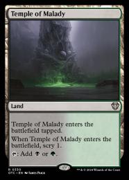 【OTC】【ENG】〈330-R-L〉《疾病の神殿/Temple of Malady》