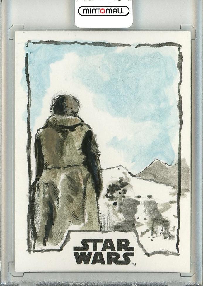 star wars topps sketch スケッチカード 2004 Topps Star Wars Clone Wars Sketch Card Full Set Plunkett