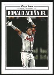 2025 Topps Tokyo MLB #HB1 Ronald Acuna Jr. インサートカード History of Japanese Baseball