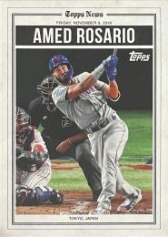 2025 Topps Tokyo MLB #HB16 Amed Rosario インサートカード History of Japanese Baseball