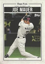 2025 Topps Tokyo MLB #HB18 Joe Mauer インサートカード History of Japanese Baseball