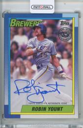 2025 Topps Series 1 Robin Yount 1990 Topps Baseball Autographs Milwaukee Brewers