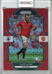 2022-23 Panini Prizm Premier League Soccer Luke Shaw Base/Red Mojo Prizms/#76【83/99】 Manchester United