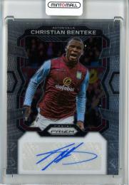 2023-24 Panini Prizm Premier League Soccer Christian Benteke Base/AUTO/#S-CB《やや難あり》Aston Villa