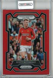 2023-24 Panini Prizm Premier League Soccer Scott McTominay Base/Red Prizms/#48【059/199】 Manchester United