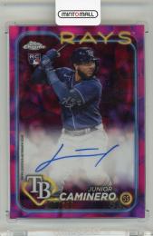 2024 TOPPS CHROME UPDATE JUNIOR CAMINERO MAGENTA / PURPLE LAVA【267/299】 TAMPA BAY RAYS