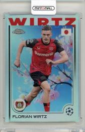 2024-25 Topps UEFA Japan Edition Soccer Florian Wirtz Cherry Blossom Refractor Bayer 04 Leverkusen