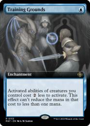 【MAT】【ENG】【Foil】《訓練場/Training Grounds》 拡張アート版