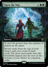 MTG 三歩先 Three Steps Ahead 拡張　foil 4枚　英語 MTG Three Steps Ahead *EXTENDED ART FOIL* Outlaws of Thunder